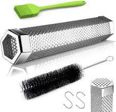 Check spelling or type a new query. Buy Pellet Smoker Tube 12 Stainless Steel Bbq Wood Pellet Tube Smoker For Cold Hot Smoking Portable Barbecue Smoke Generator Works With Electric Gas Charcoal Grill Or Smokers Bonus Brush Hexagon Online In