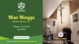 Mereka harus menjalankan upacara pembersihan diri. Misa Hari Minggu Biasa Xv Youtube