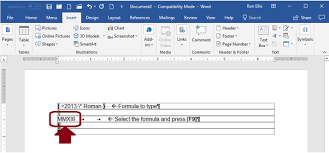 Placing i in front of the v — or placing any smaller. How To Write Roman Numerals In Ms Word 13 Quora