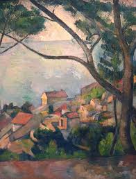 Cezanne 1878 79 Mer A L Estaque Derriere Les Arbres Sea At L Estaque Musee Picasso Detail I Il Y Paul Cezanne Paintings Cezanne Art Paul Cezanne