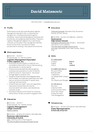 We ranked the top skills based on the percentage of import/export specialist resumes they appeared on. Logistics Management Specialist Resume Example Kickresume