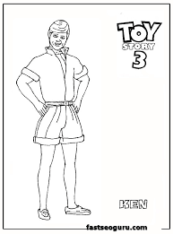 See more ideas about toy story coloring pages, coloring pages, disney coloring pages. Ken Toy Story 3 Coloring Pages For Kids