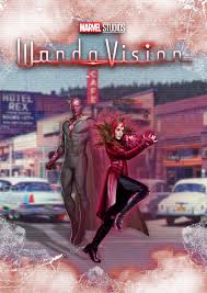 Who S Hyped My First Wandavision Piece Inspired By The D23 Poster Wandavision By Nathan Smet Marvel