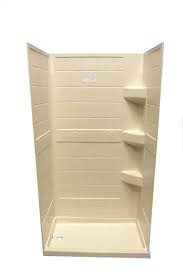 Shower stalls and kits (1408). 24 X 36 Shower Pan Left Hand Drain Parchment Jazz Sales