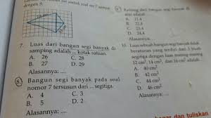 Selanjutnya kan kita bahas mengenai prisma segi enam. Kelil8ng Dari Bangun Segibanyak Di Atas Adalaha 21 4b 22 4c 23 4d 24 4alasanya Brainly Co Id