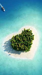 Free Download Beautiful Tropical Island Beach Hd Wallpapers For Iphone 5 Heart In Nature Tropical Island Beach Island Beach