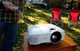 Your complete outdoor/indoor home entertainment system includes epson silver edition projector. How To Create The Perfect Backyard Movie Theater