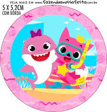 Lastly, we made 6 images that you can print and cut out. Free Printable Baby Shark Cupcake Topper Template Novocom Top