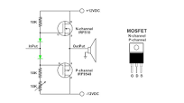 MOSFET Push Pull Amplifier Visual Demo