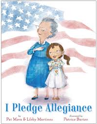 I pledge allegiance to the flag of the united states of america, and to the republic for which it stands, one nation, indivisible, with liberty and justice for all. I Pledge Allegiance Mora Pat 9780399553417 Amazon Com Books