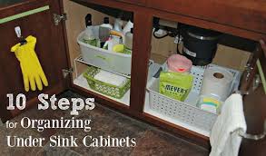 10 Steps For Organizing The Under Sink Cabinets In 2020 Under Sink Organization Under Sink Sink Cabinet