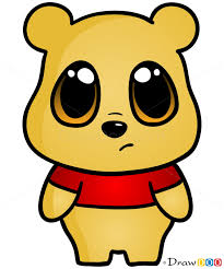 How To Draw Bear Chibi Cute Disney Characters Bear Drawing Cute Animal Drawings