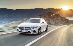 Download Wallpapers 4k Mercedes Benz A Class Road 2019 Cars Motion Blur New A Class German Cars Mercedes Besthqwallpapers Com Mercedes Classe A Mercedes Benz Mercedes