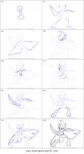 How To Draw Mega Gallade From Pokemon Printable Drawing Sheet By Drawingtutorials101 Com Easy Pokemon Drawings Pokemon Drawings Pokemon Painting