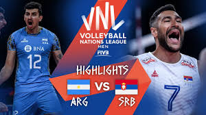 Con un buen aporte del mendocino agustín loser, el seleccionado argentino masculino de vóleibol le ganó 3 a 1 a japón y sumó su cuarta victoria en nueve fechas en la liga de las naciones (vnl. Arg Vs Srb Highlights Week 4 Men S Vnl 2021 Youtube
