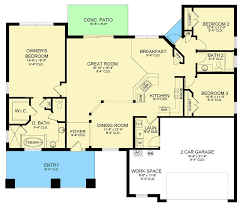 Although ranch floor plans are often modestly sized, square footage does. 3 Bed Ranch House Plan With Open Concept Living 82269ka Architectural Designs House Plans