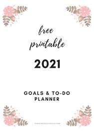 Many people struggle with organizational skills. 2021 Monthly And Weekly Goal Planner Free Printable Pdf Francine S Place Blog