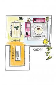 open plan kitchen living room