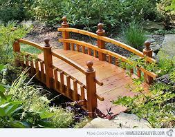 15 Whimsical Wooden Garden Bridges Home Design Lover Garden Bridge Design Backyard Bridges Garden Bridge