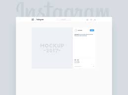 Then you can use this template. Instagram Post Mockup Uxfree Com