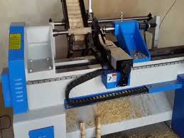 Automatic Feeding Cnc Wood Turning Lathe Youtube Cnc Wood Cnc Wood Lathe Wood Turning Lathe