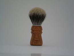 S O C Cherry Wood Shave Brush Badger Shave Brush By