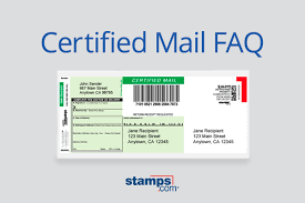 usps certified mail faq stamps com blog