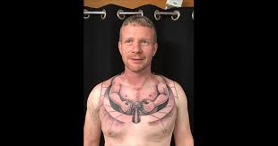 Meanwhile in america funny truck meme picture for facebook. Trucker Gets Hilarious Chest Tattoo That Makes It Look Like He S A Tiny Man Driving His Own Body