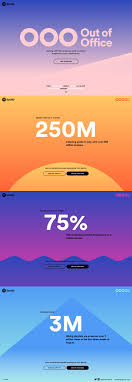 spotify out of office spotify design web layout design gradient design
