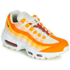 Nike air max 95 sp taille 42. Nike Air Max 95 W Beige Orange Fast Delivery Spartoo Europe Shoes Low Top Trainers Women 170 00