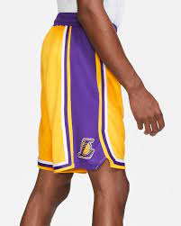 Los angeles lakers basketball shorts blue jean. Los Angeles Lakers Icon Edition Men S Nike Nba Swingman Shorts Nike Au