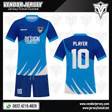 Jika kamu ingin melakukan pembuatan seragam tim futsal di tempat kami, maka desain ini bisa di edit.tim. 21 Baju Futsal Warna Biru Navy Konsep Penting