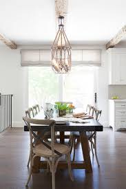 zinc top dining table with wood and