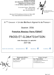 Cette page est consacrée aux examens ponctuels et permet de télécharger les sujets nationaux des dernières années en bep, cap ou bac professionnel. Pdf Telecharger Sujet Cap Froid Et Climatisation 2016 Gratuit Pdf Pdfprof Com