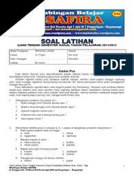 Soal aksara jawa kelas 3. Uts Bahasa Jawa Kelas 3 Semester 1 Pdf