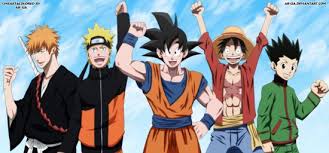 Toriko X One Piece X Dragon Ball Z Crossover Of Heroes Bleach Naruto Dragon Ball One Piece Hunter X Hunter Now Thats How Its Done Anime Collage Hildegard