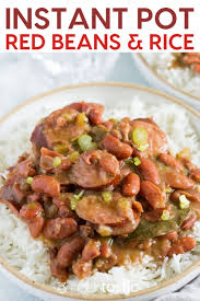 Instant Pot Red Beans And Rice Instant Pot Dinner Recipes Red Beans Recipe Gluten Free Instant Pot