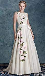 Alan Hannah 2016 Wedding Dresses World Of Bridal Painted Wedding Dress Hand Painted Wedding Dress Wedding Dresses