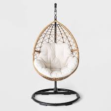 The cover should be hung to dry. Britanna Patio Hanging Egg Chair Natural Opalhouse Target