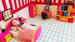 صنع غرفة نوم باربي Making A Bedroom For Barbie Youtube