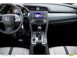 2016 Honda Civic Lx Sedan Ivory Dashboard Photo 108822942 Gtcarlot Com