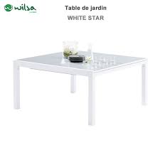 Toutes nos tables de jardin sont faciles d'entretien pour passer des moments agréables à l'extérieur en toute tranquillité. Table De Jardin Whitestar Carre 8 12 Places