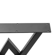 Table legs triangle shape table legs,cast iron dining table legs, side table legs,rustic heavy duty diy furniture legs,square tube coffee table legs 2 pcs(28 height 18 wide) (b). Black Wrought Frame Square X Shaped Desk Metal Cast Iron Bench Dining Coffee Table Legs China X Shaped Table Leg Coffee Table Legs Made In China Com