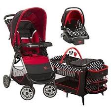 3 Piece Set Disney Mickey Mouse Travel System Stroller Car Seat Play Yard Crib Disney Stroller Travel System Stroller Stroller