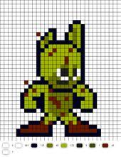 Spring Trap Fnaf Perler Bead Pattern Pixel Art Pixel Drawing Perler Beads