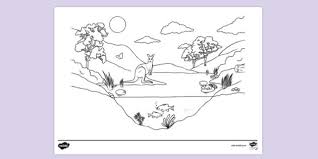 September 23, 2020 by coloring. Free Ecosystem Colouring Sheet Colouring Sheets