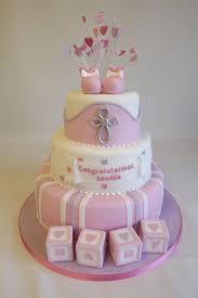 3 Tier Pretty In Pink Baby Shower Cake Pink Baby Shower Cake Baby Shower Cakes Shower Cakes