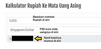 Kamu bisa mengambil patokan hitungan dari konversi 50 koin akan menjadi. Kalkulator Rupiah Ke Mata Uang Asing