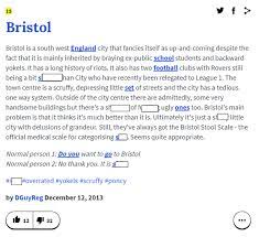 What The Urban Dictionary Says About Bristol Bristol Live