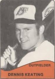 1979 TCMA Appleton FOXES #2 DENNIS KEATING San Rafael CALIFORNIA White Sox 